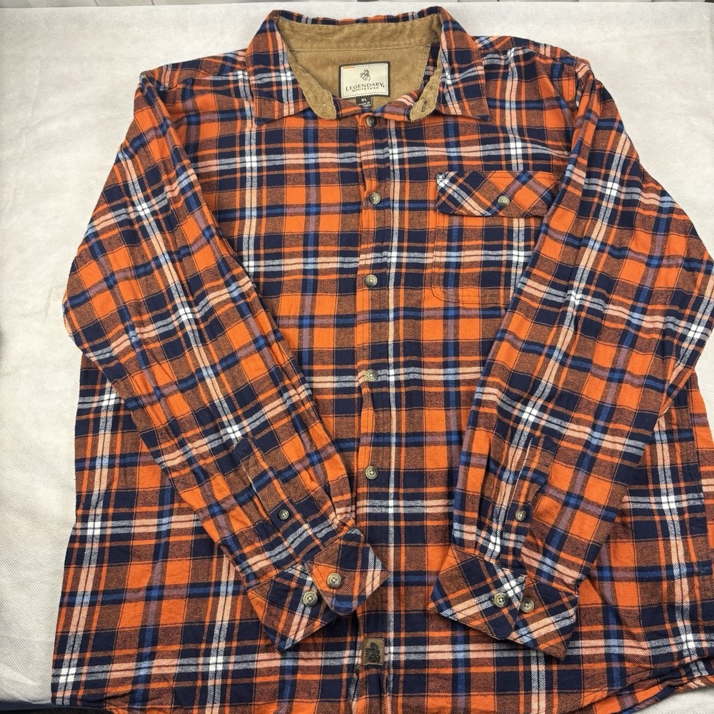 Legend Whitetails‎ Button-Up Long Sleeve Shirt Mens XL Collared Multicolor